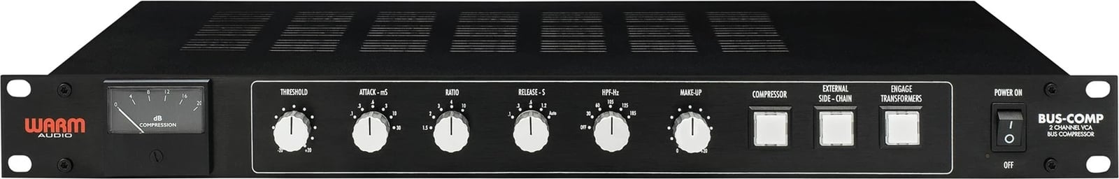 Kompresor Warm Audio BUS-COMP, 2 kanale, 1U, E zezë