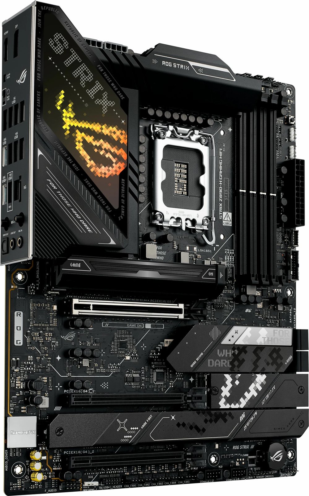 Pllakë amë ASUS ROG STRIX Z890-H, Intel, LGA 1851, DDR5-SDRAM, 256 GB Pllakë amë ASUS ROG STRIX Z890-H, Intel, LGA 1851, DDR5-SDRAM, 256 GB