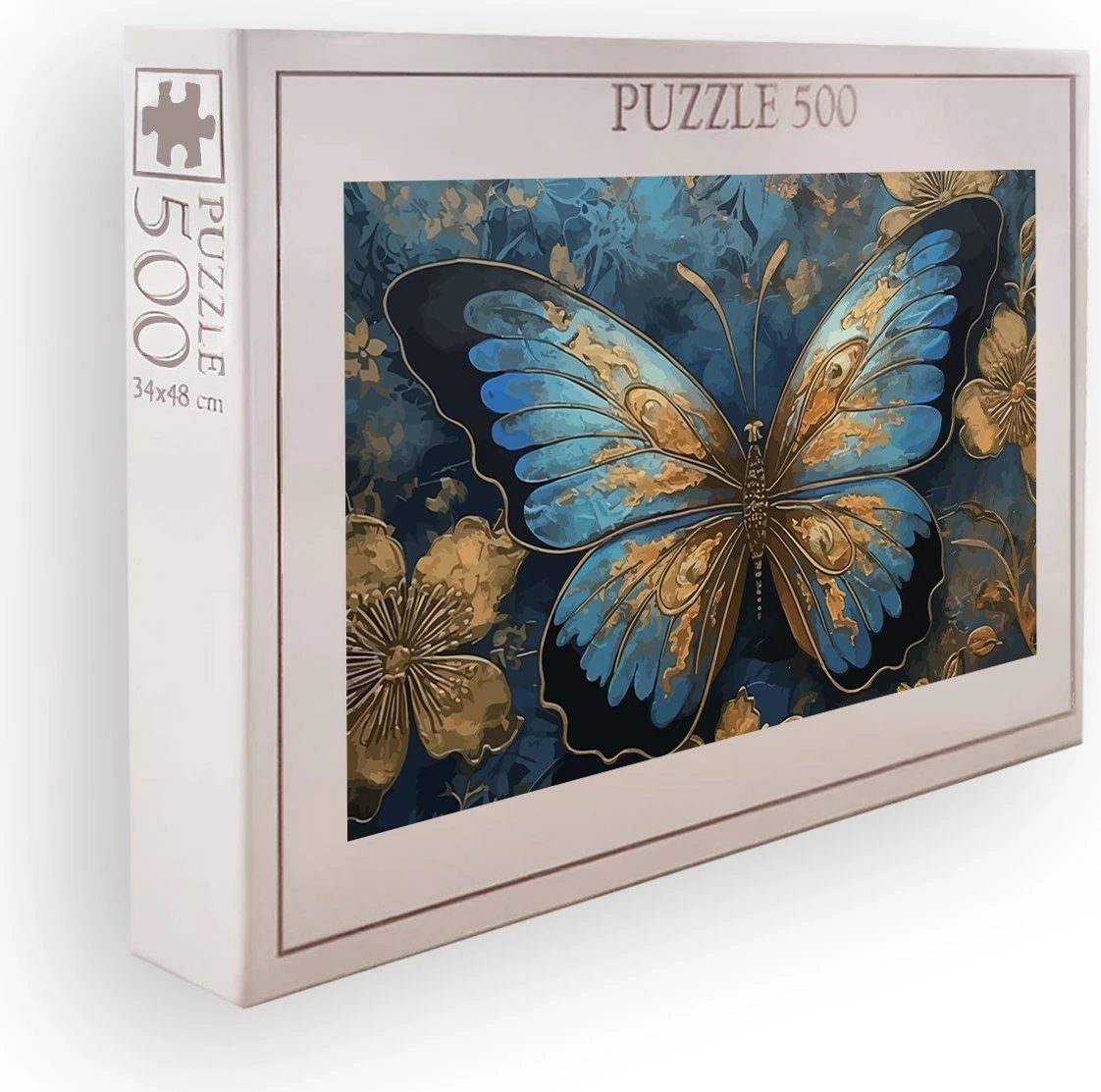 Puzzle 500 copësh, shumëngjyrësh, flutur, Evila Originals, PZL_0112_500