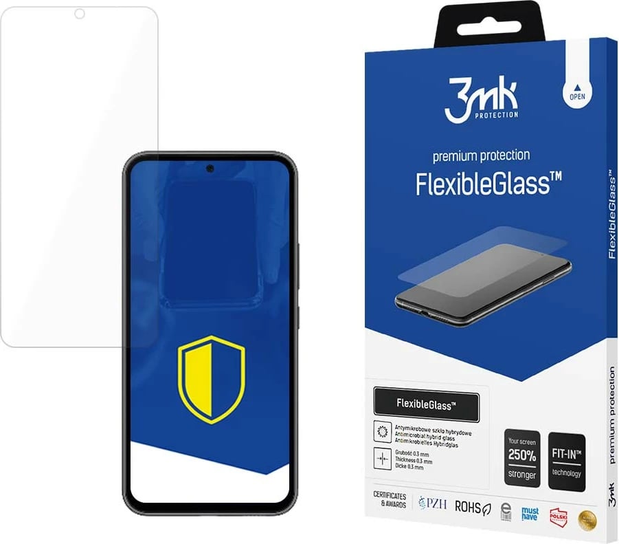 Xham mbrojtës fleksibil 3mk FlexibleGlass për Samsung Galaxy A54 5G, Transparent