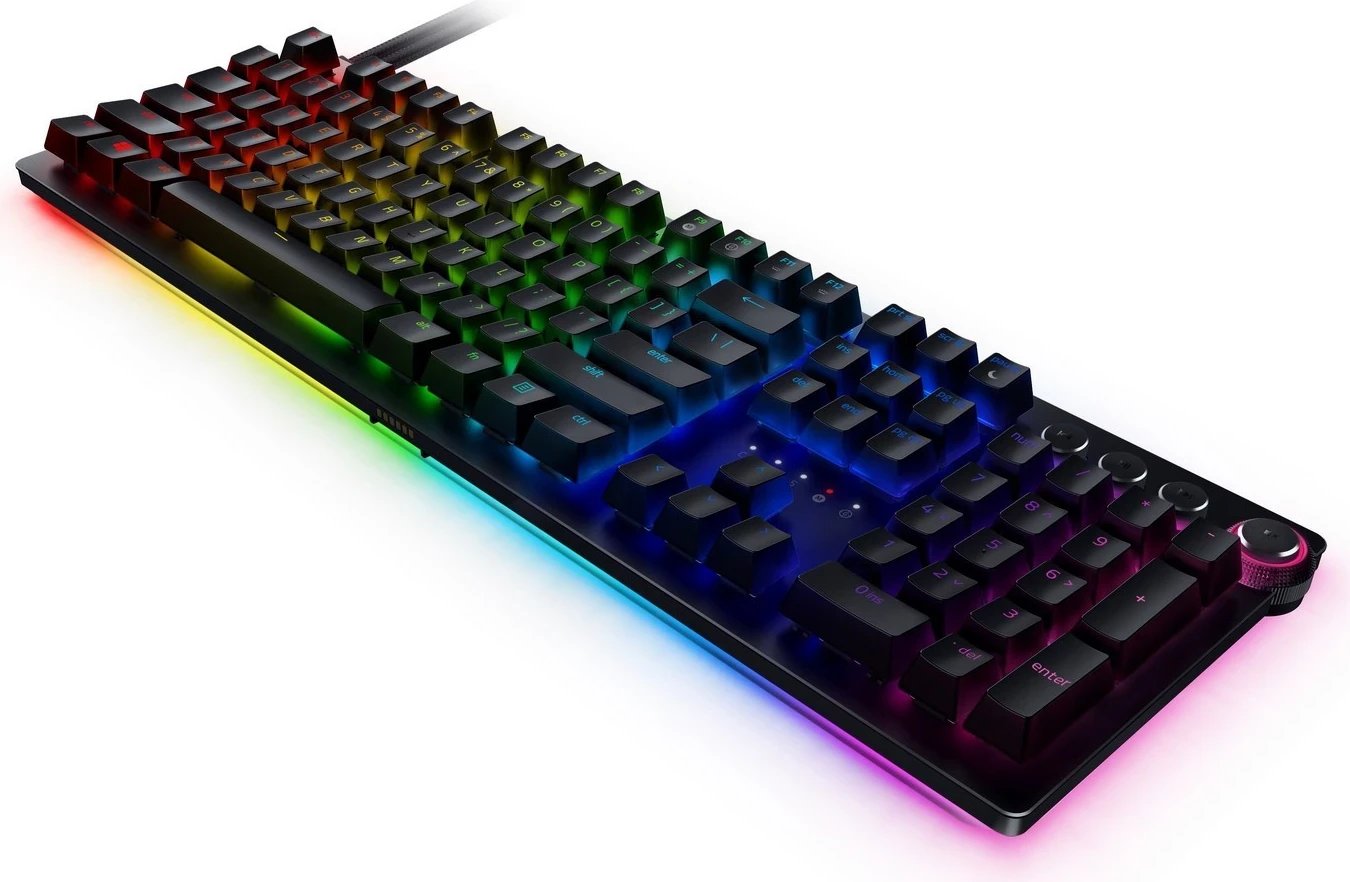 Tastierë Analog Razer Huntsman V2 Switch, e zezë