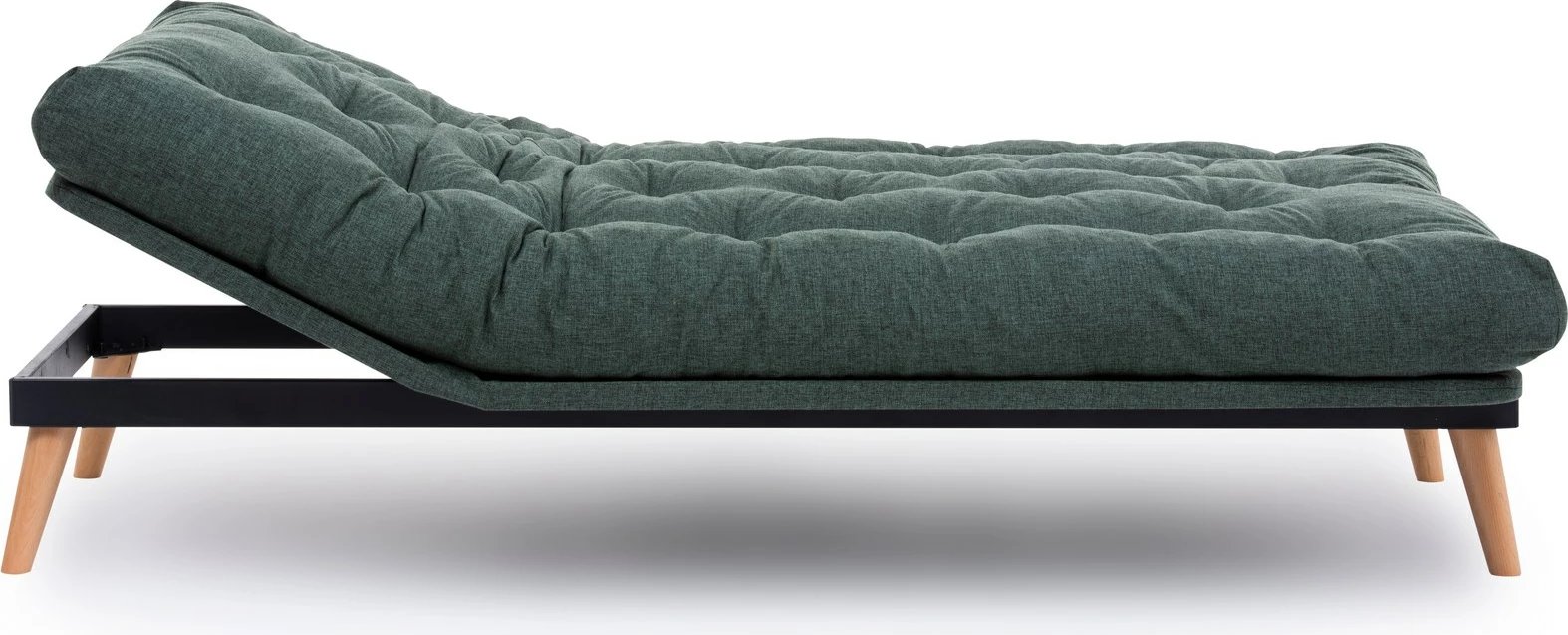 Divan-krevat treshe Atelier del Sofa, Saki, ngjyrë e gjelbër
