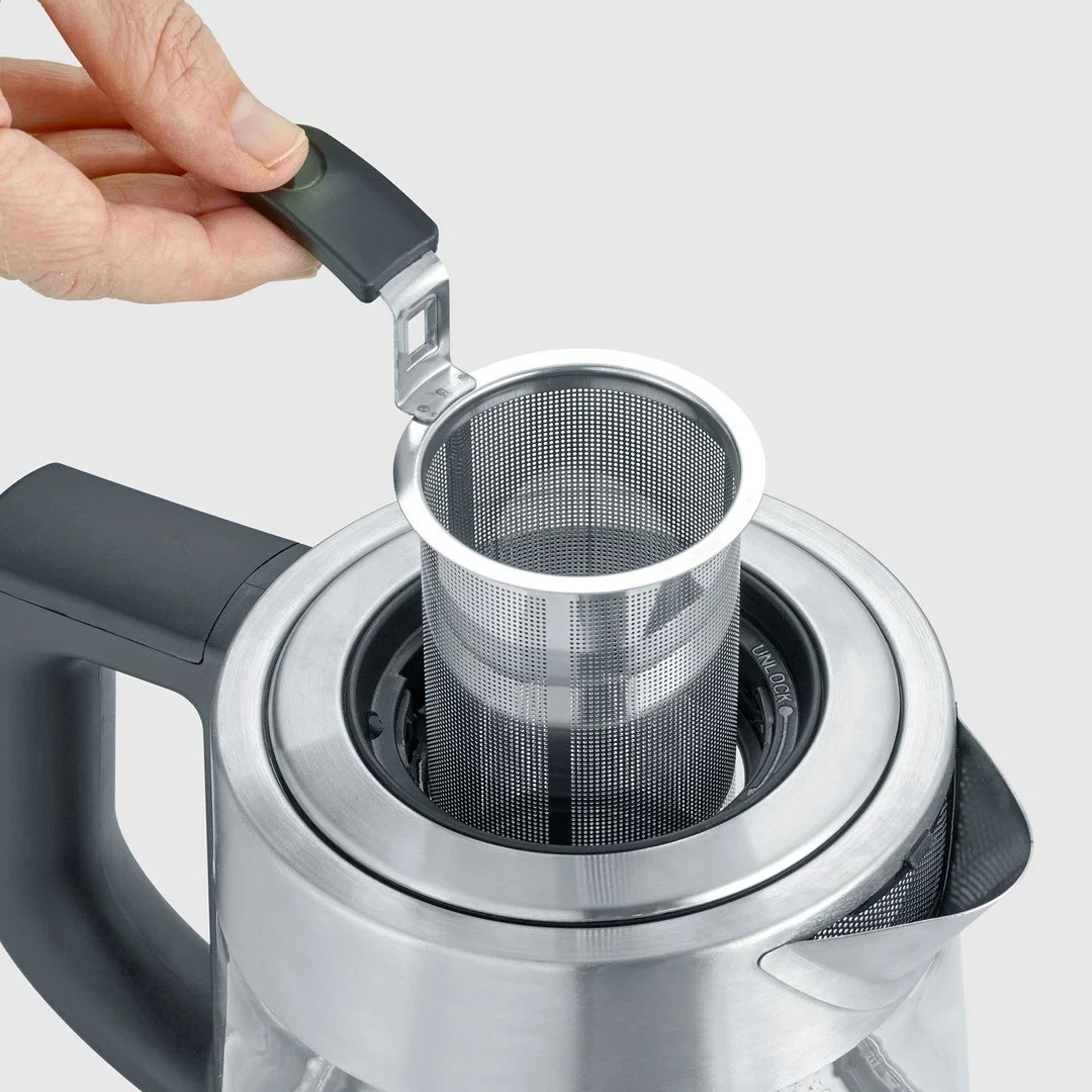 Ibrik elektrik Severin WK 3473, 1L, 2200W, çelik inox, xham transparent