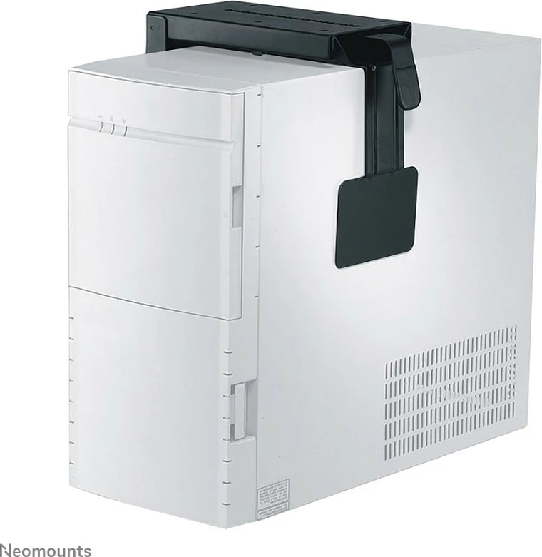 Mbajtës për kasë Neomounts Newstar CPU-D100BLACK, montim në tavolinë, çelik, i zi
