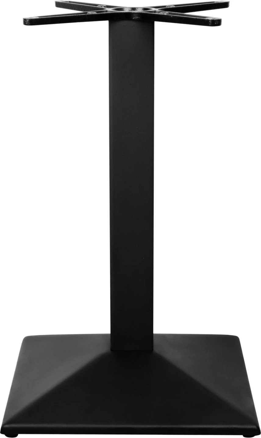 Bazë metalike piramidale 45x45x74 e zezë FH408