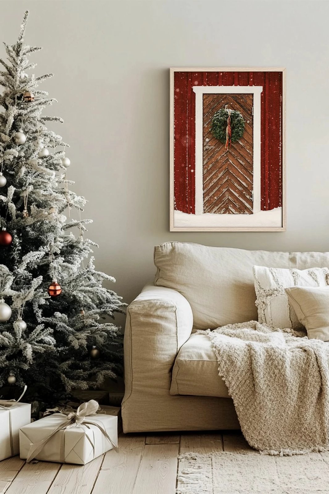 Pikturë dekorative me kornizë Wallity, Nwyearsngmdl92, shumëngjyrëshe