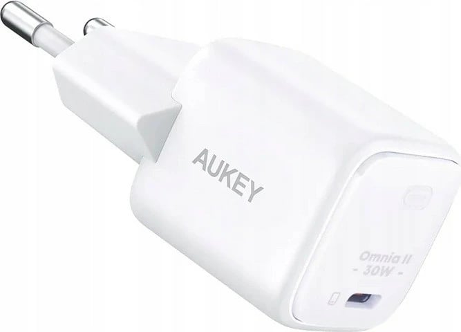 Karikues muri AUKEY Omnia II Mini PA-B1L, 30W, 1x USB-C, Bardhë