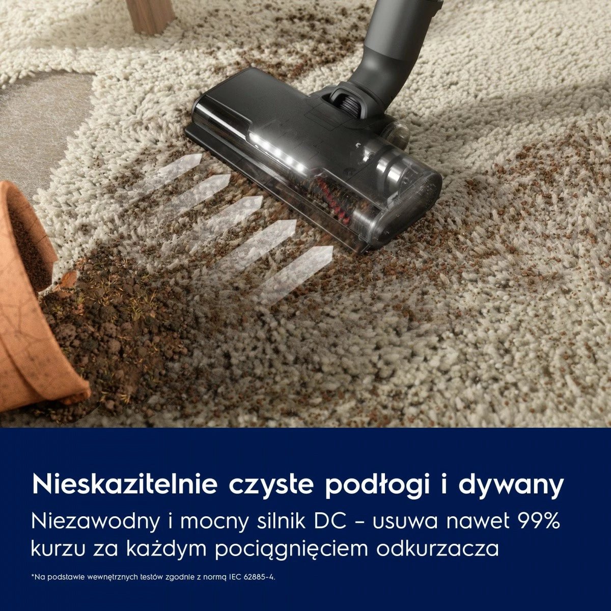 Fshesë me korrent pa kabllo, Electrolux Clean 600 EP61CB21OG, depozitë 0.6 L, deri 50 min, 79 dB, jeshile