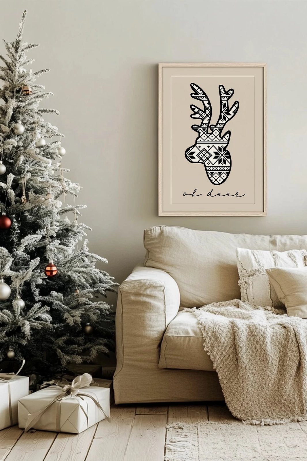 Pikturë dekorative me kornizë Wallity, Nwyearsngmdl37, shumëngjyrëshe