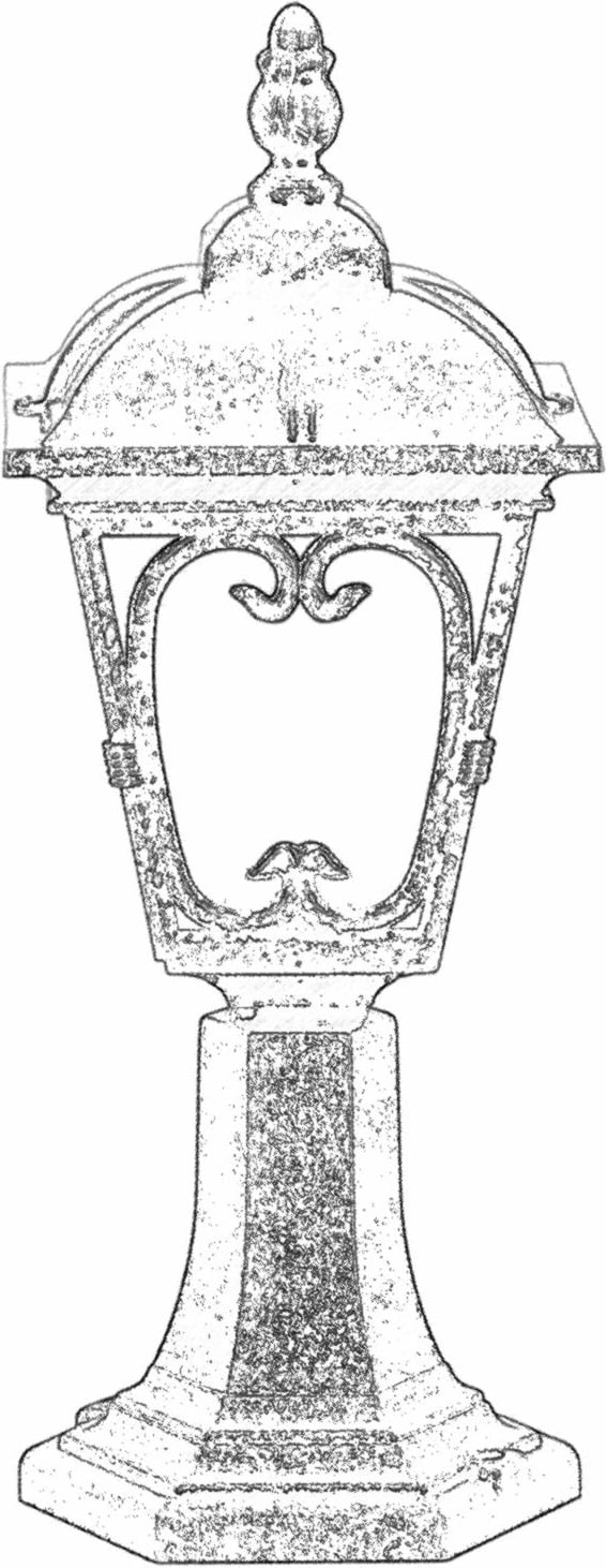 Llambë muri për jashtë, Opviq, BSU-68181-BKR-K, ngjyrë kafe