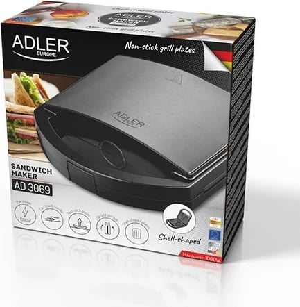 Tostier Adler AD 3069, 1000 W, i zi