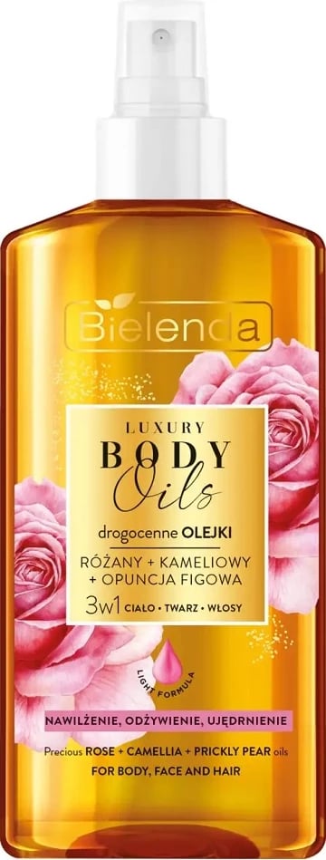 Vaj trupi për femra Bielenda Luxury Body Oils 3-in-1 Rose Camellia Prickly Pear 150ml