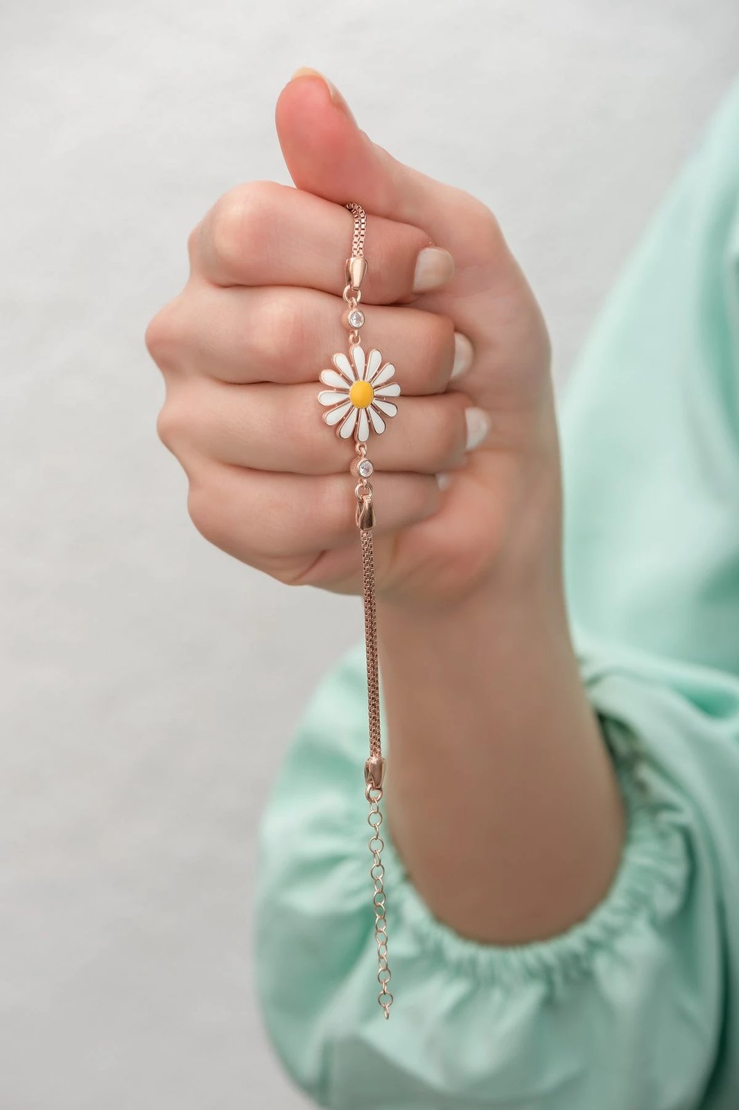 Byzylyk argjendi Jumeon, NRZ99303, ngjyrë rozë e artë, e bardhë, e verdhë