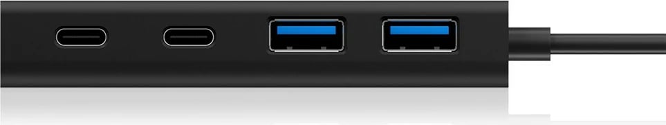 USB hub ICY BOX IB-HUB1426-CPD, 4 porta, USB 3.2 Gen 1, 60W, zi