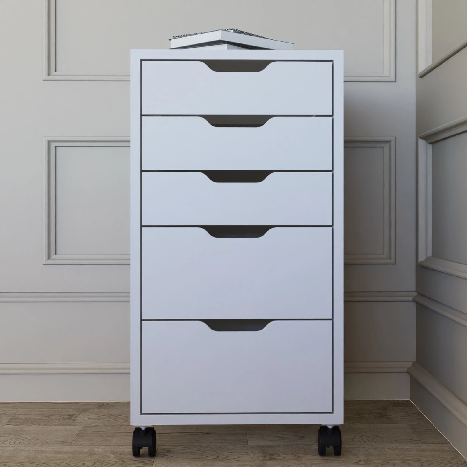 Komodë Skye Decor, Duru 1600-48, e bardhë