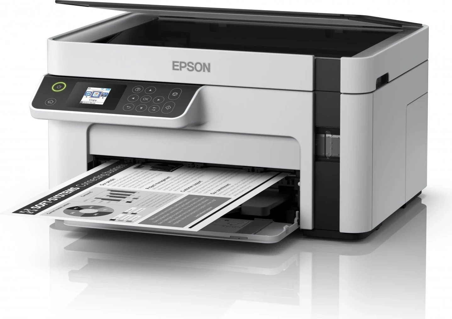 Printer Epson M2120, i bardhë Printer Epson M2120, i bardhë
