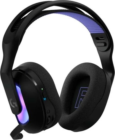 Kufje gaming Logitech G G522 LIGHTSPEED 981-001544 wireless/Bluetooth/USB-C, mikrofon 48 kHz i heqshëm me BLUE VO!CE, RGB, rreze 30 m, të zeza