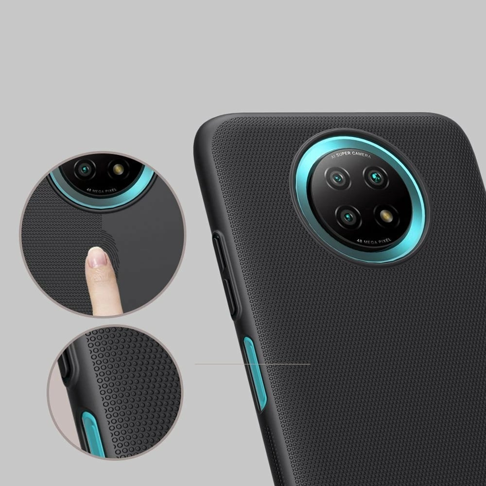 Mbështjellës Nillkin Super Frosted Shield për Xiaomi Redmi Note 9T 5G, i zi