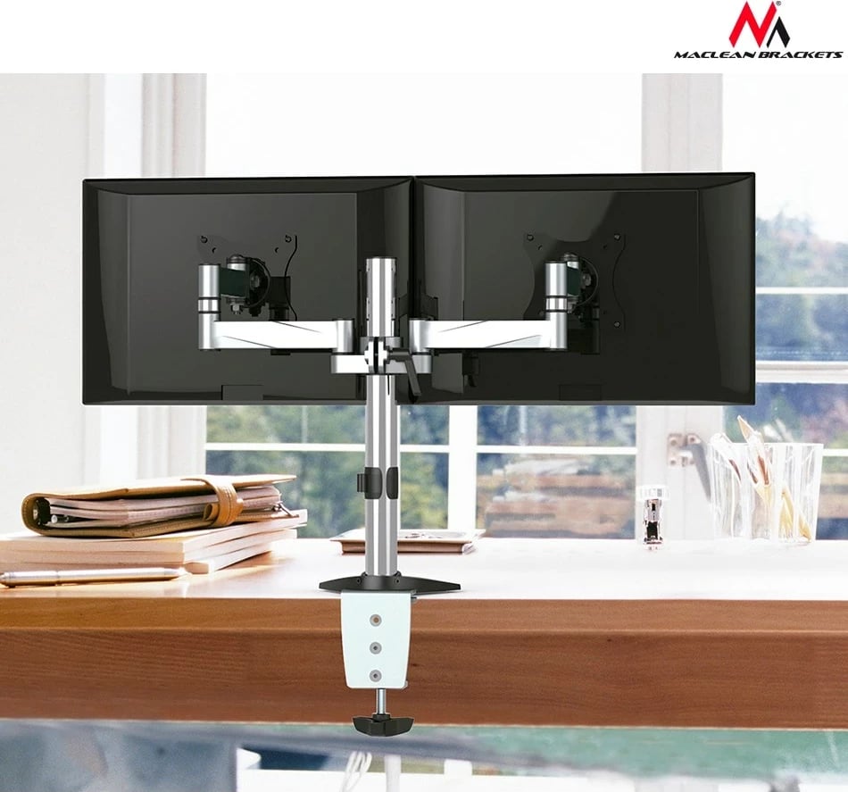 Mbështetëse për monitor Maclean MC-714, 13-27", 8kg, alumin