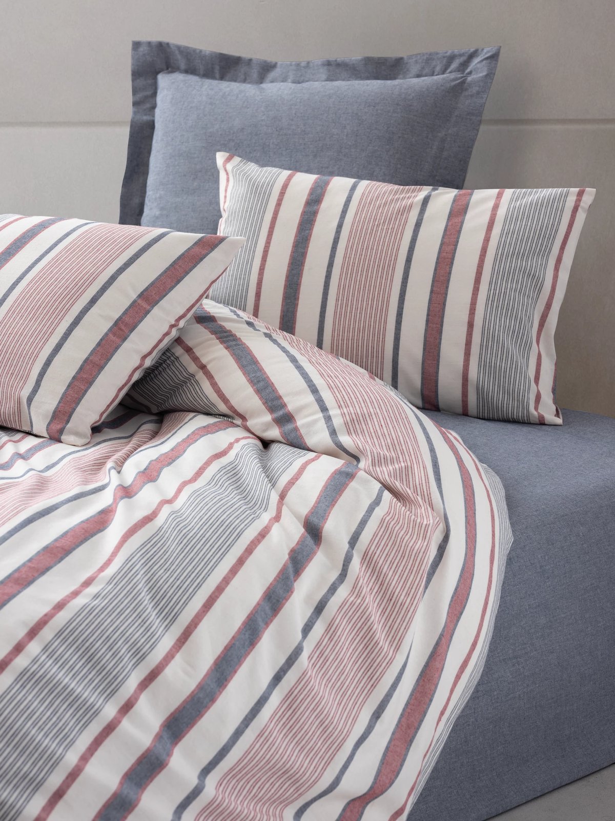 Set mbulesë për jorgan dopio, L'essentiel, Duo, ngjyrë kaltër e errët