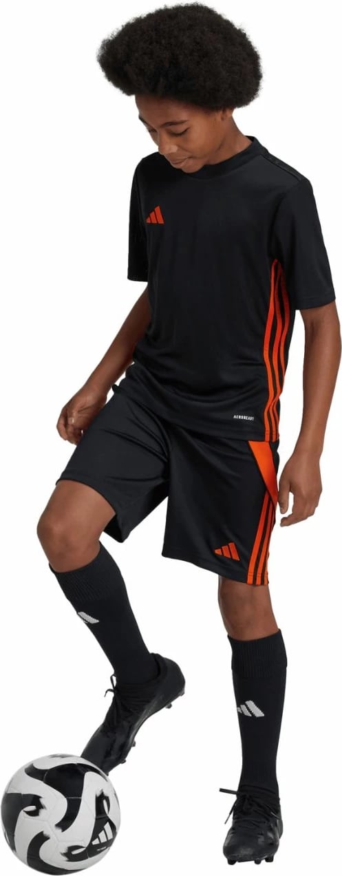 Fanellë për fëmijë adidas, e zezë
