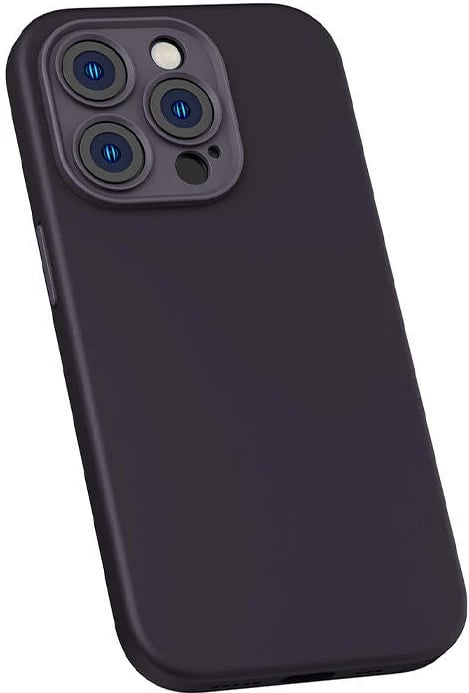 Mbështjellës Baseus Liquid Silica Gel për iPhone 14 Pro, ARYT020405, vjollcë, me xham të temperuar dhe set pastrimi