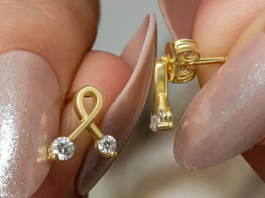 Vathë argjendi të artë me zirkon, Jumeon, NRZ999492