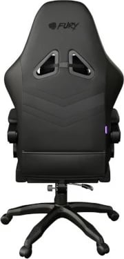 Karrige gaming ergonomike, Natec Fury Shinai S4 (NFF-2363), rregullim lartësie dhe pjerrësie shpinore, jastëk lumbal + mbështetëse koke, ngarkesë max 130 kg, e zezë