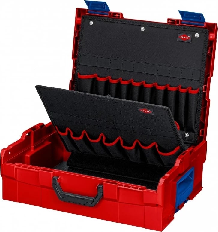 Kasë mjetesh Knipex 00 21 19 LB, ABS, Kuqe dhe Zezë