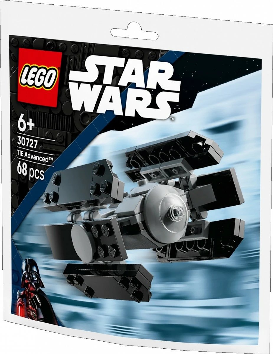 Set blloqesh LEGO Star Wars 30727 TIE Advanced, 68 pjesë, 6+