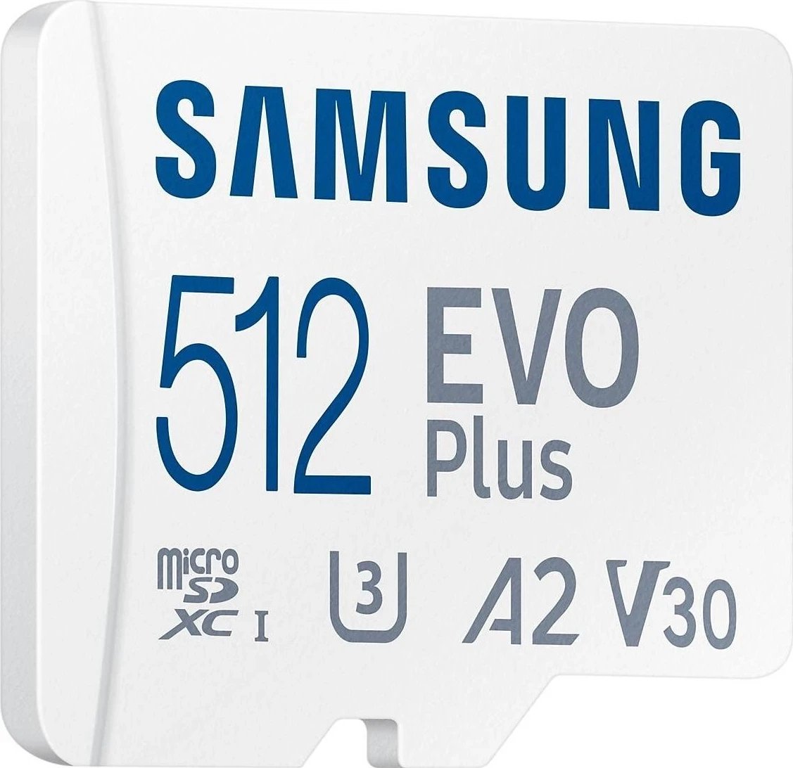 Kartelë memorie Samsung EVO PLUS microSDXC 512GB, UHS-I U3, e zezë-blu