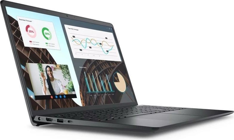 Laptop DELL Vostro 3530 15.6" FHD (Intel Core i7-1355U, 8GB RAM, 512GB SSD, Intel Iris Xe, NoOS, Grey)