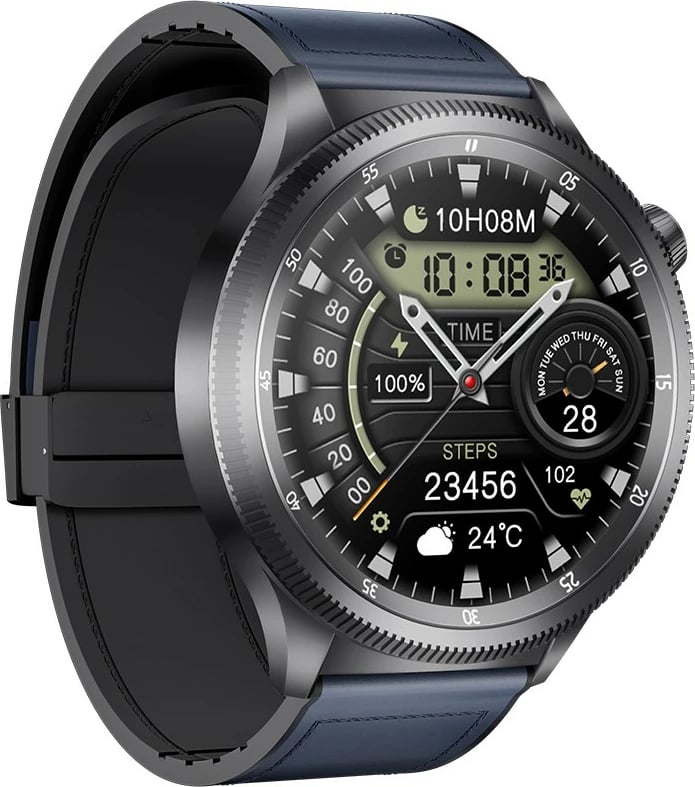 Smartwatch Kumi Gear GT3, 1.43 inç, 300 mAh, Gri