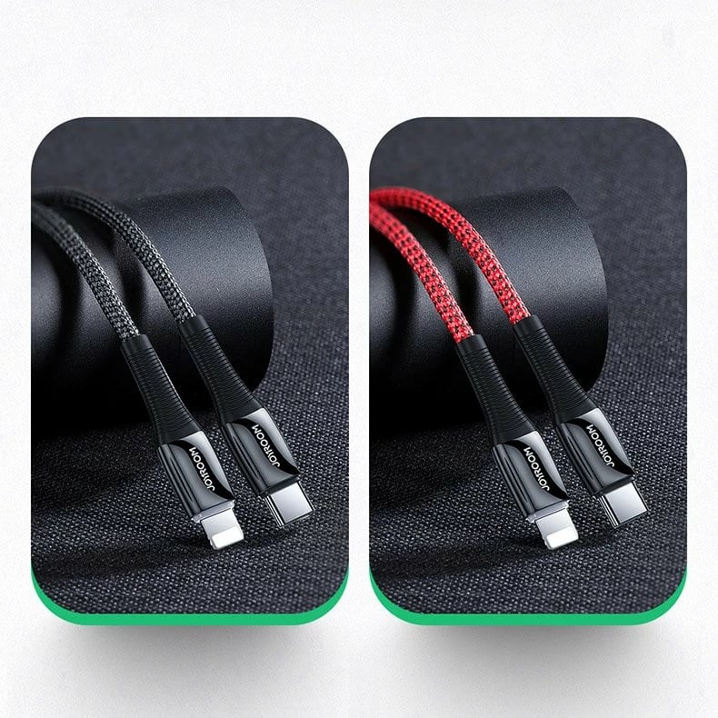Kabllo Joyroom S-1224K2 USB-C në Lightning, 1.2m, 20W, e kuqe