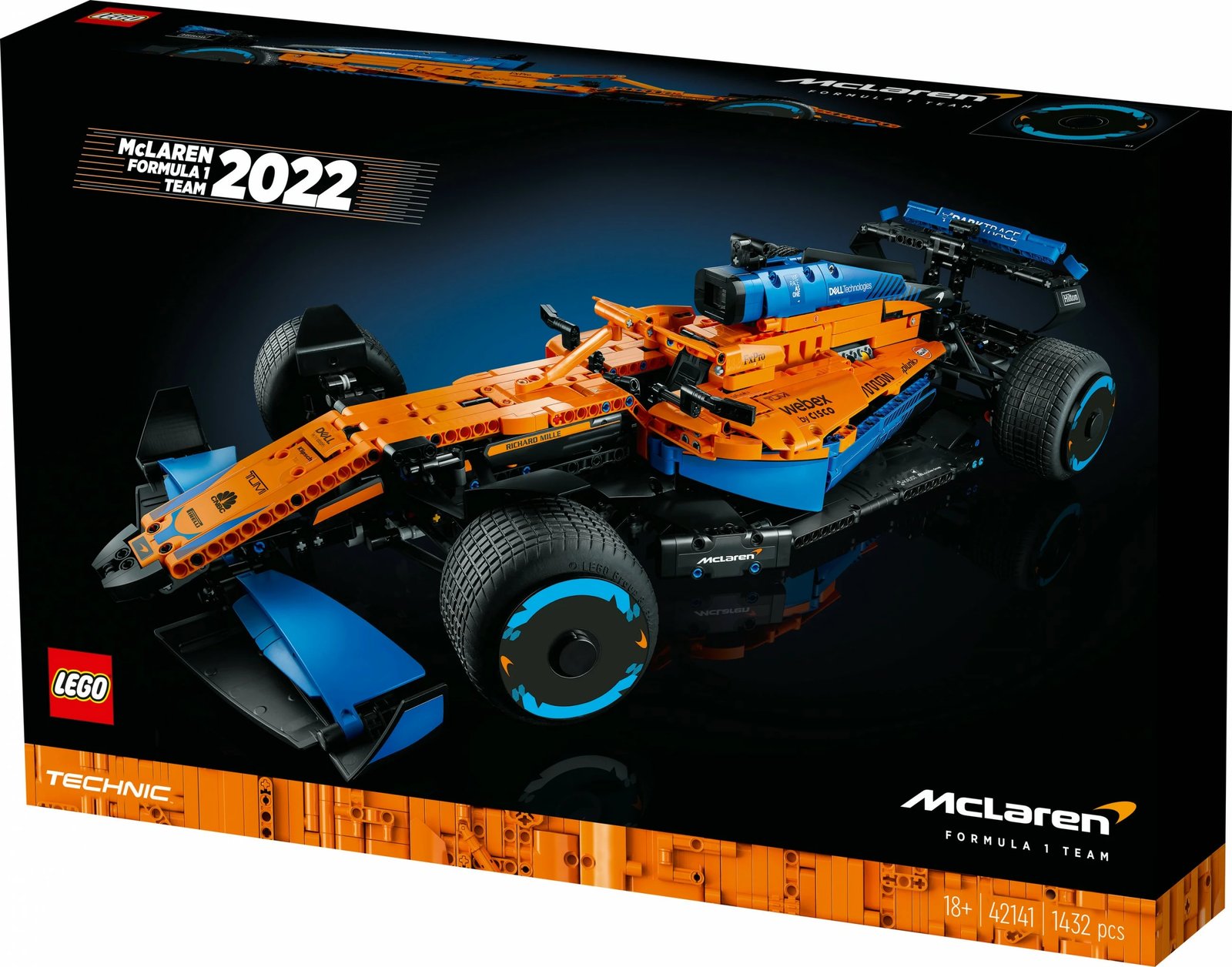 Set për ndërtim LEGO Technic McLaren Formula 1, 1434 pjesë, shumëngjyrësh Set për ndërtim LEGO Technic McLaren Formula 1, 1434 pjesë, shumëngjyrësh