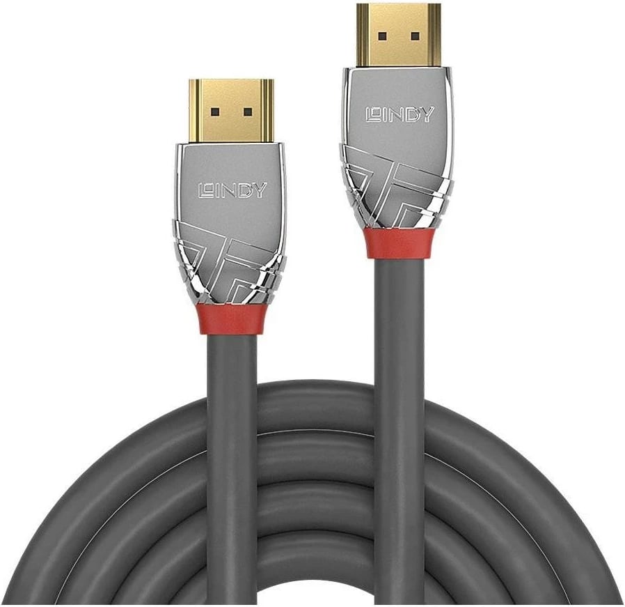 Kabëll HDMI Lindy Cromo Line 2m, HDMI 2.0, gri-rozë