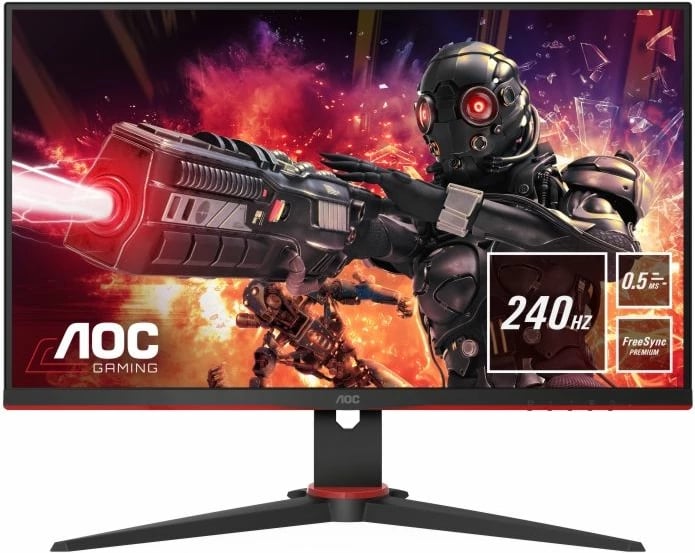 AOC 24G2ZE/BK 23.8", FHD, 240Hz