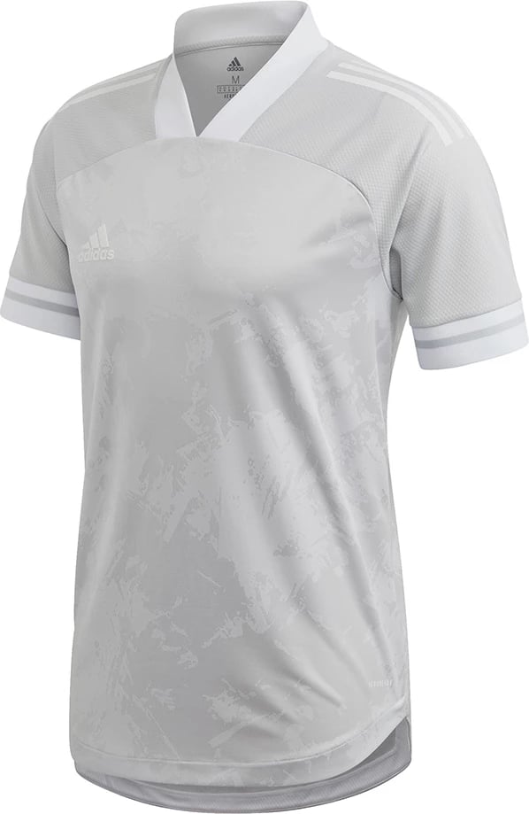 Maicë për meshkuj adidas, gri-bardhë