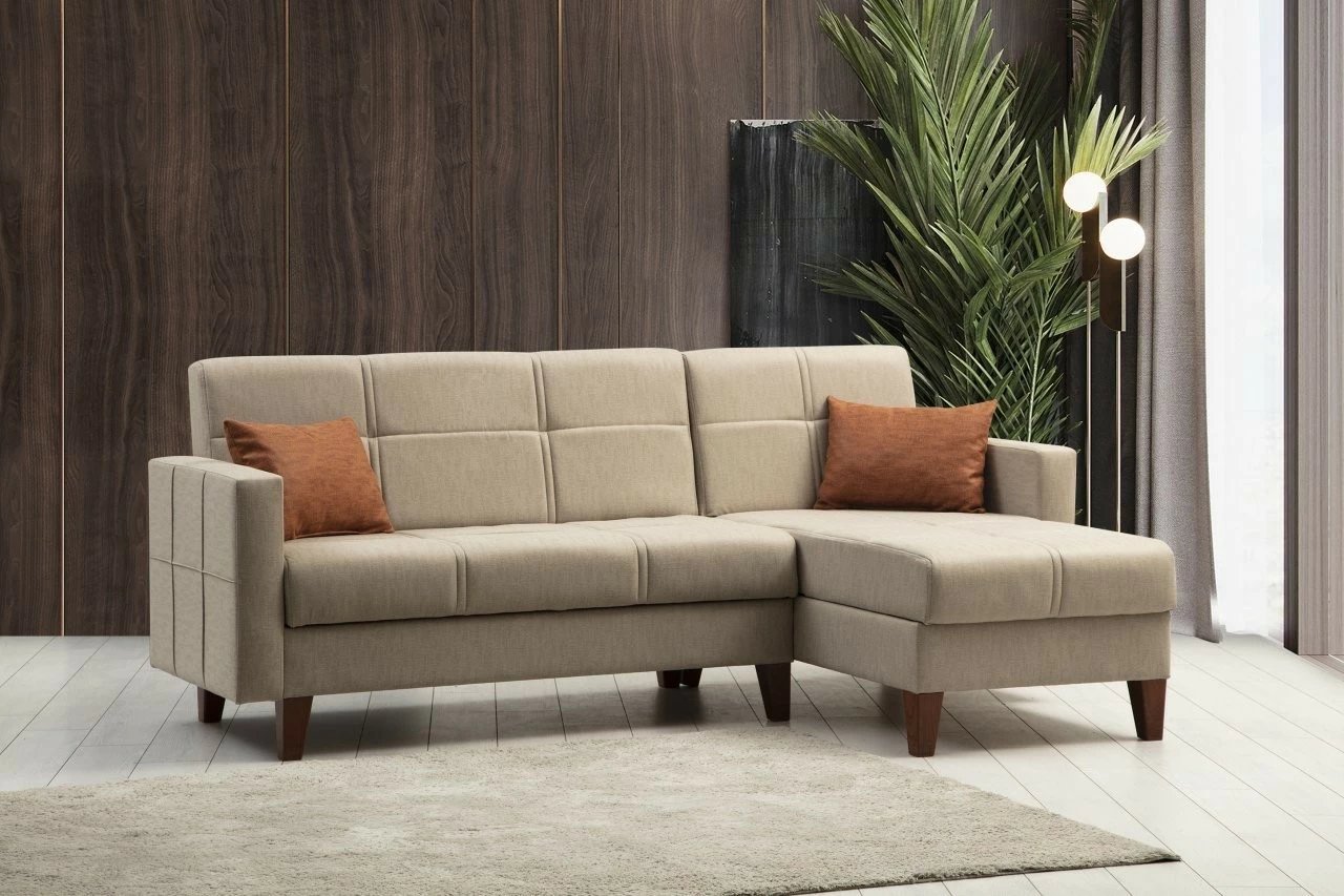 Set divanësh Atelier del Sofa, Polya L, bezhë