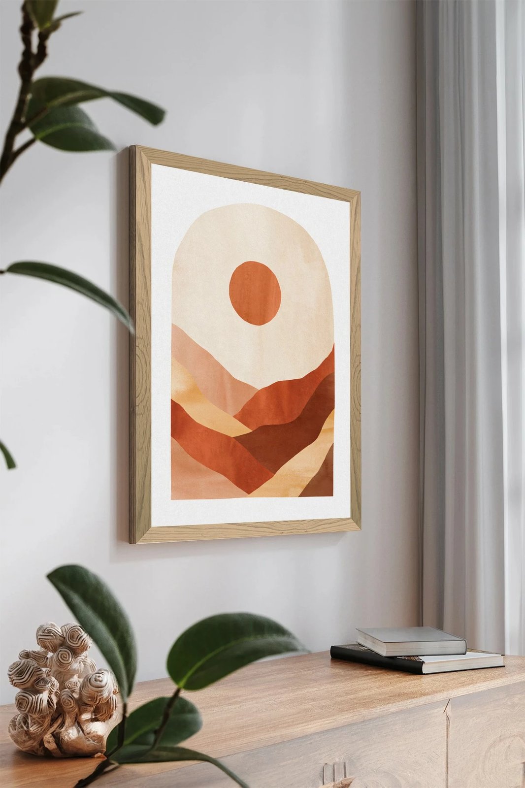 Pikturë dekorative murale Wallity, Tekhammdf113, shumëngjyrëshe, 33x48cm