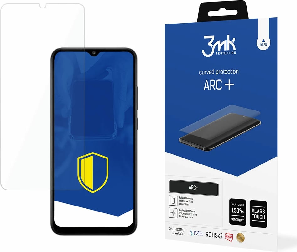 Folje mbrojtëse për ekran 3mk ARC+ për Samsung Galaxy A03s, TPU