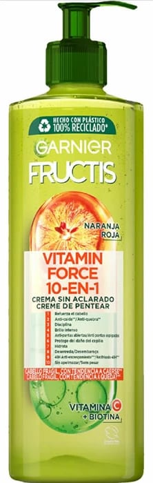 Krem pa shpëlarje për flokë Garnier Fructis Vitamin Force 400ml unisex
