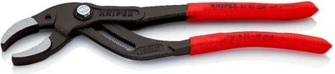 Pincerë Knipex 81 01 250, për sifon e lidhës, dorezë e kuqe