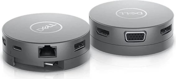 Stacion dokimi, Dell, DA310 / 470-AEUP, USB-C shumëporta (HDMI/DP/VGA, USB, RJ-45), argjendtë