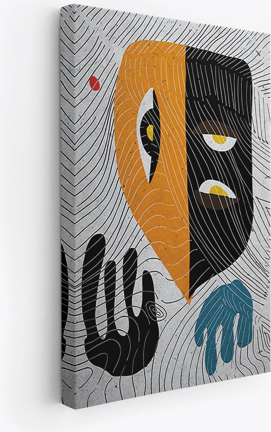 Pikturë dekorative në kanavacë (3 copë), Wallity, Ersycnvs6, 50x70