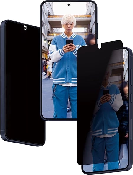 Mbrojtës ekrani PanzerGlass Ultra-Wide Fit Privacy me pozicionues, për Samsung Galaxy S24, xham i temperuar
