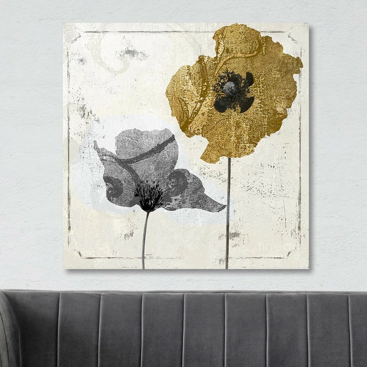 Pikturë dekorative në kanavacë, shumëngjyrëshe, Wallity KNV4410_100100, 100x100cm