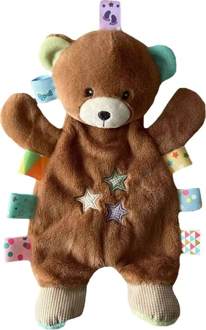 lodër pelushi ari, TULILO, Miluś Bear 9401, 25 cm, kafe