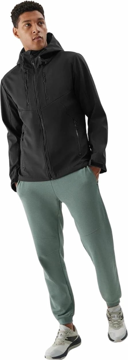 Jakne softshell për meshkuj 4F, e zezë