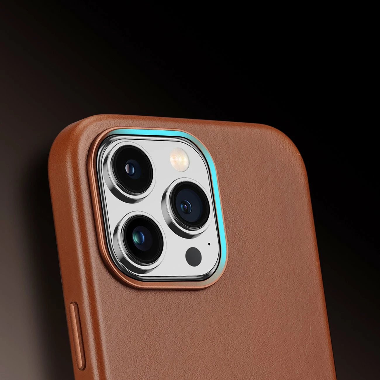 Mbështjellës Dux Ducis Naples për iPhone 14 Pro Max, lëkurë, MagSafe, Kafe